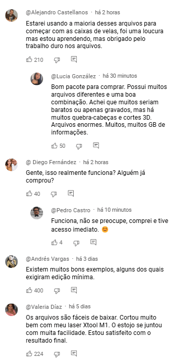 Depoimentos de clientes — LaserPro